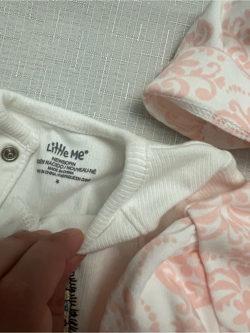 NWOT Baby Girls Ralph Lauren & Little Me Newborn & 3 Months Clothing LOT Pajamas - Picture 6 of 9